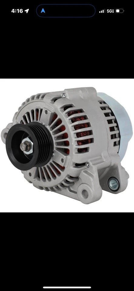 Alternador para Hyundai Azera 2006 2007 2008 2009-11 V6 3,8 L 130 Amp/12 Voltios, CW Foto 1 de 1