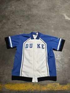 Vintage Y2K Duke Blue Devils Shooting Warm Up Jersey Button Up Nike Team Sports - Picture 1 of 15