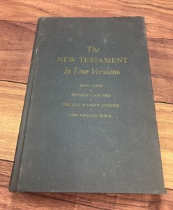 THE NEW TESTAMENT, IN FOUR VERSIONS,. CHRISTIANITY TODAY (1965) Vintage - Picture 1 of 7