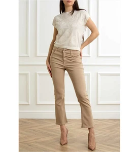 PANTALONI JEANS DONNA EMME MARELLA MODE 25151311412 002 BEIGE ORIGINALE PE 2025 - Picture 1 of 3