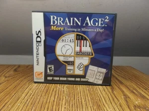 BONITO VIDEOJUEGO NINTENDO DS BRAIN AGE 2 PROBADO COMPLETO CON MANUAL - Imagen 1 de 2