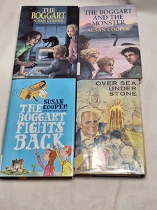 Lot: Vintage Boggart Trilogy & Over Sea Under Stone Susan Cooper ex Libris - Bild 1 von 6