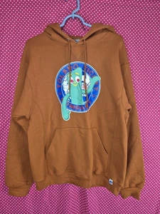 NWOT Russell Mens Toledo Ticket Company Hoodie Gumby Burnt Orange Sz Medium - Picture 1 of 3