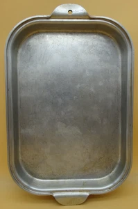 Vtg WEAR-EVER 918 Heavy Aluminum Roasting Baking Pan Sheet Tray 16 x 11" Handles - Picture 1 of 14