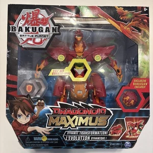 Bakugan Dragonoid Maximus 8 Inch Figure Lights Sounds Battle Planet Red. - Picture 1 of 24