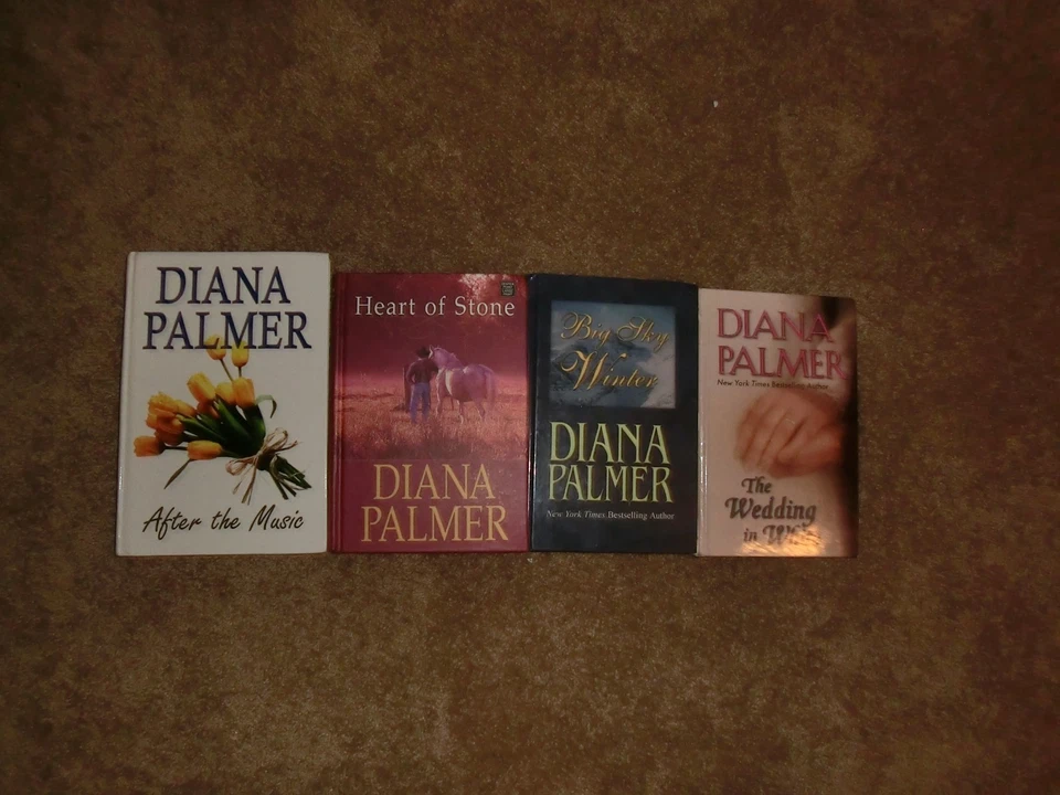 LOT OF 4 DIANA PALMER NOVELS  (HARDCOVER LARGE PRINT) - Image 1 of 1