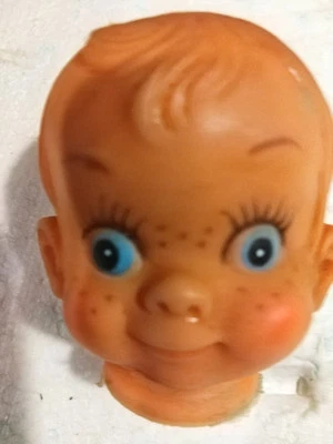 20 cabezas de muñeca bebé de goma de plástico de colección caras piezas artesanía completa 2" cabeza elfo? Foto 1 de 4