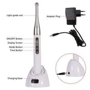 Woodpecker Style Dental i Led Curing Light 1 Second Curing 2500mw White - Picture 1 of 24