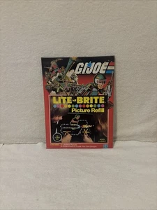 VINTAGE 1985 GI JOE Lite-Brite Picture Refill ARAH Cobra UNUSED FREE SHIP - Picture 1 of 5