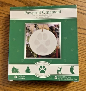 Child to Cherish Marshmallow Ton Pfotenabdruck Weihnachtsschmuck Set OVP - Bild 1 von 15