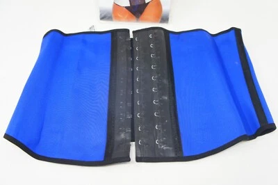 Ann Michell Faja 44/3XL Entrenador de Cintura Deportivo - Látex Azul, Ajuste Corto de Torso Foto 1 de 3