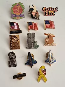 Variety of 14 Commemorative Pins - Picture 1 of 4