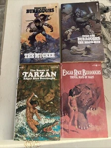 4 Bücher Lot Edgar Rice Burroughs Die Bestien von Tarzan, Thuvia, Moon Men, Mucker - Bild 1 von 6
