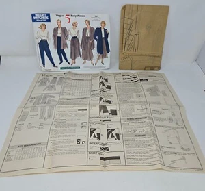 Weight Watchers Magazine Vogue Pattern 980 5 Piece 2 Jackets Blouse Slacks Skirt - Picture 1 of 18