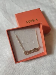 925 Sterling Silber MYKA Kette Halskette Lucy Hello Kitty personalisiert  - Bild 1 von 3