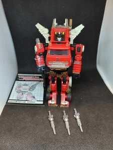 INFERNO 100% Complete 1985 Vintage G1 Transformers Hasbro Takara Action Figure - Picture 1 of 6