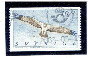SWEDEN 2002 Pandion Haliaetus (Fauna) FU CV $1.25 - Picture 1 of 1