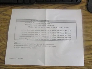 Motorola RLN439A RLN-4394A GPS-ANTENNE NEU IM KARTON  - Bild 1 von 6