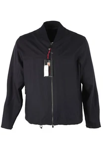 Abrigo Chaqueta Bomber Z ZEGNA Techmarino Azul Talla 50S IT / 40S EE. UU. Nuevo Con Etiquetas - Imagen 1 de 5