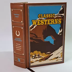 Classic Westerns Canterbury Classics Zane Grey Max Brand Leather Bound Omnibus - Picture 1 of 19