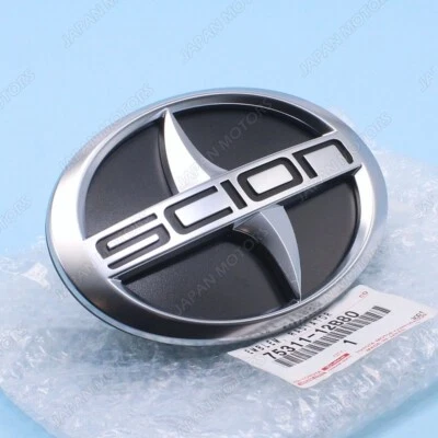 Nuevo radiador de rejilla delantera genuino OEM Toyota Scion (o panel Fr) emblema "Scion" Foto 1 de 4
