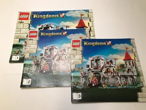 LEGO Castle 7946 Kingdoms King’s Castle (3) SOLO manuali - Foto 1 di 1