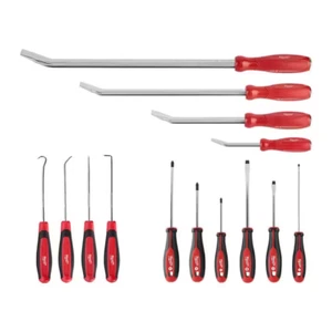 4 Hebeleisen 4 Haken und 6 Pick Set Milwaukee Mechaniker Werkzeug Set Schraubenschlüssel (14 Stück) - Bild 1 von 12