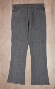 Men's VTG 1970s NOS Levi's 646 Bellbottom Jeans 38x36 70s Denim Bootcut - Picture 1 of 9