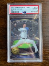2018 Shohei Ohtani /499 BBM 3D GRATEFUL DAYS #3D1 PSA 8