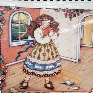 Vintage NOS Mary Engelbreit Daisy Kingdom Iron On Transfer Always 9 x 11" Heart - Picture 1 of 6