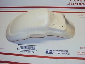 OEM Kawasaki KD80X Front Fender 88 89 90 White - Picture 1 of 9