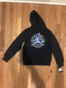 Large Nike Air Jordan 9 UNC Jumpman Hoodie Boys Grade School 95A955-023 - Picture 1 of 11