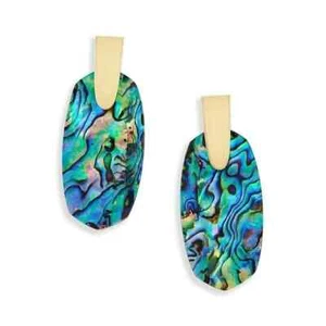 Kendra Scott Aragon Drop Abalone Shell Earrings in Gold - Bild 1 von 10