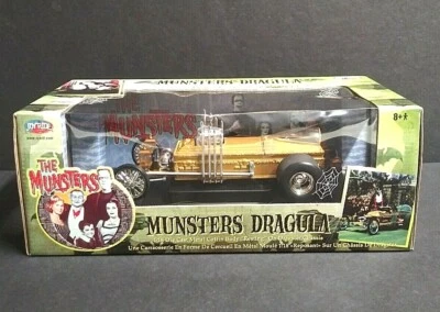 Munsters Dragula Diecast Metal Coffin Dragster Car 1:18 Joyride 2003 Item #33266 - Image 1 of 4