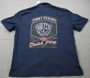 Tommy Bahama Toronto Azulejos Hombres Azul MLB Clutch Play SS Camisa de Seda Nueva con Etiquetas S $175 - Imagen 1 de 6