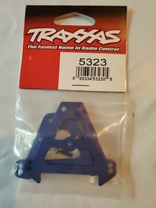 Traxxas 5323 Fr/Re Alum Bulkhead Anodized Blue Revo - Picture 1 of 2
