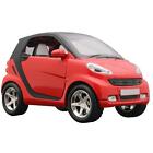 Red Model Car Toy Vehicle Kid Gift With Sound&Light Effect For Smart ForTwo 1:32