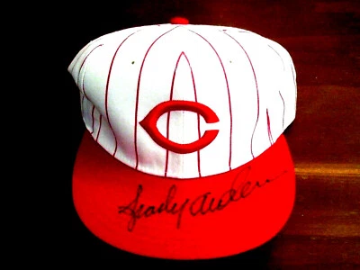 SPARKY ANDERSON HOF REDS TIGERS MGR SIGNED AUTO NEW ERA PRO FIELD CAP HAT JSA  - Image 1 of 3