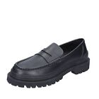 Men's shoes STOKTON 8 (EU 42) loafers black leather EX34-42