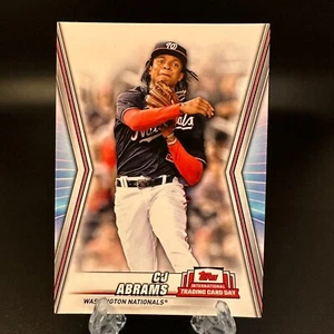 2023 Topps International Trading Card Day CJ Abrams Washington Nationals - Picture 1 of 2