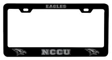 North Carolina Central Eagles NCCU Engraved Metal License Plate Car Tag Frames