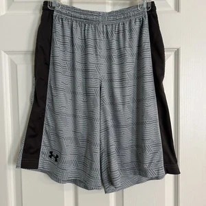 EUC Under Armour Men's Loose Heatgear Basketball Shorts Color Gray Sz Small S - Picture 1 of 4