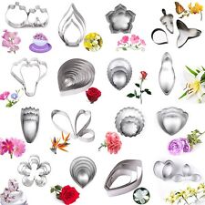 Stainless Steel Flower Leaf Biscuit Cookie Cutter Fondant Cake Decor Mold Tool