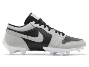 Scarpe da calcio Jordan 1 Low TD Shadow da uomo FJ6245-002 grigio nero taglia 9 - Foto 1 di 5