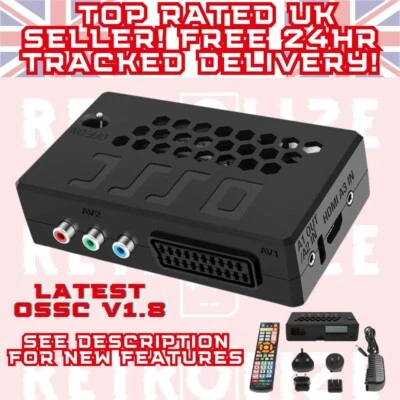 OSSC v1.8 Open Source Scanner Converter HDR Upscaler Supports All Retro Consoles - Image 1 of 4