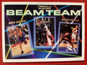 1992-93 Topps Kevin Johnson Michael Jordan Dennis Rodman Beam Team GOLD #3 RARE - Bild 1 von 6