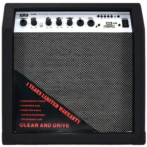 EMB 350 Watts BLUETOOTH Guitar Amplifier Speaker Powerful Cabinet SD USB AUX BK - Picture 1 of 7