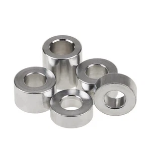 M10-M44 Aluminum Alloy Spacers Standoff Unthreaded Round Bushing Sleeve Washers - Picture 1 of 7