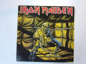 Iron Maiden: Piece Of Mind 1983 A2/B2 Stickered Promo LP - Picture 1 of 7