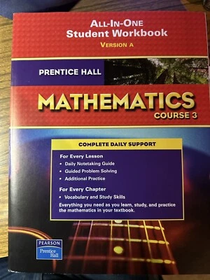Middle Grades Math 2010 All-In-one Student Workbook Course 3 Version A : Course - Image 1 of 2